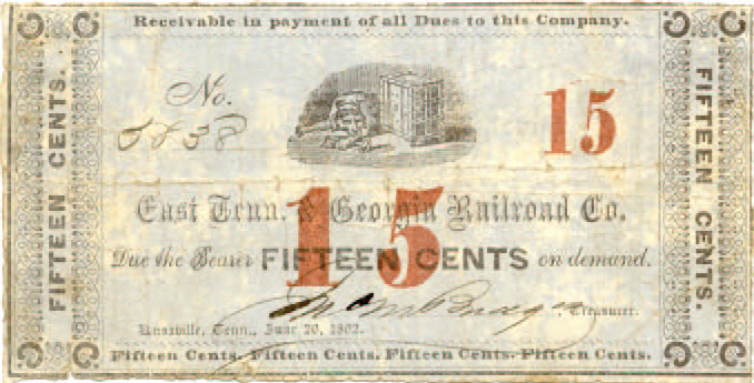 $0.15 G-1374 East Tennessee & GA RR